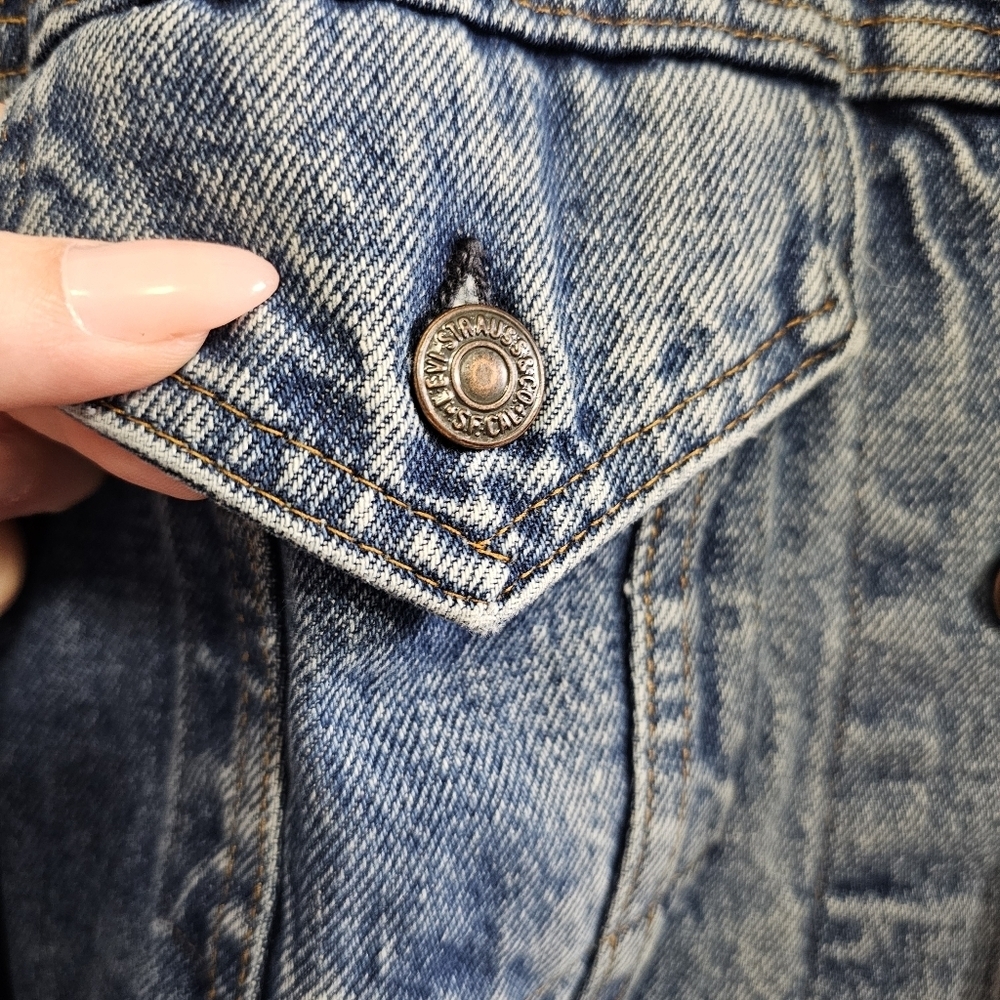 Levi's denim jean jacket vintage 80s - Picture 15 of 15